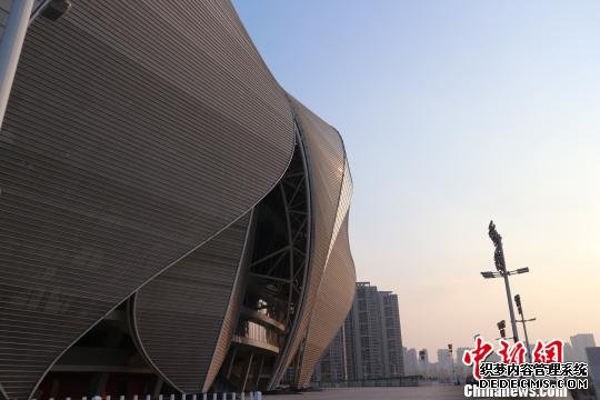 2018年11月，杭州亚运会场馆设施外景。　张斌 摄